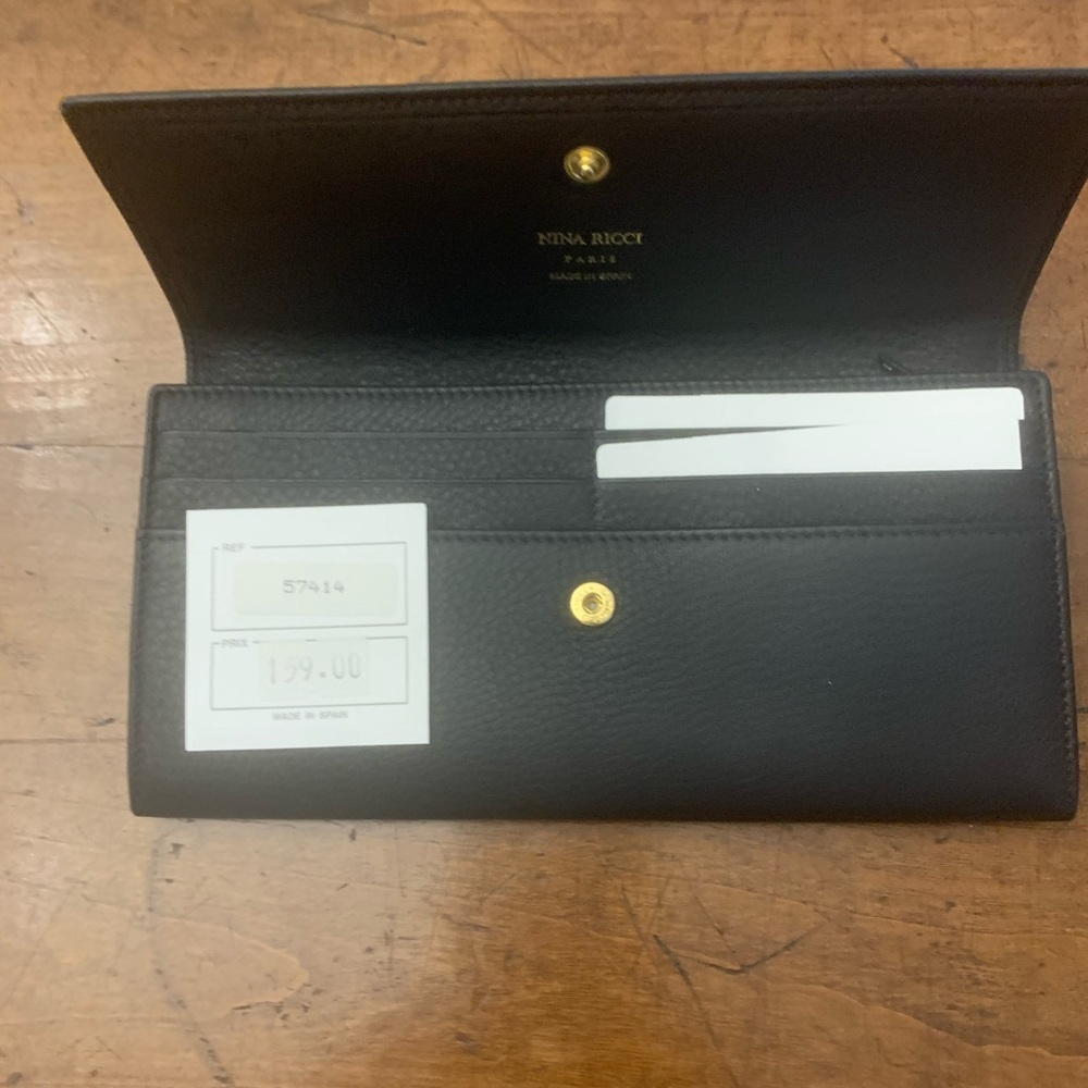 Nina Ricci black leather wallet - Picture 6 of 7